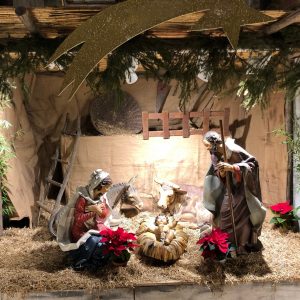 Presepe allestito nella Basilica di San Nicolò