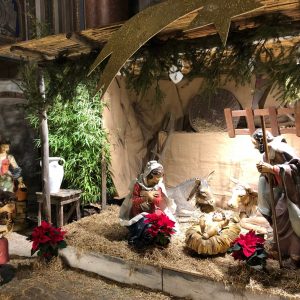 Presepe allestito nella Basilica di San Nicolò