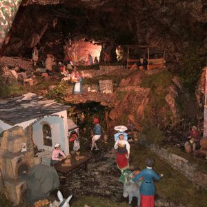 Presepe allestito nell' Oratorio dell'Annunziata
dai Confratelli di S. Caterina