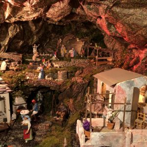 Presepe allestito nell' Oratorio dell'Annunziata
dai Confratelli di S. Caterina