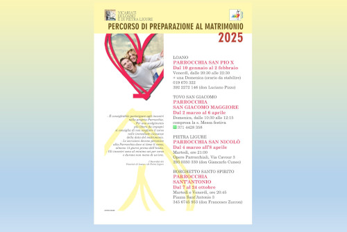 PERCORSI DI PREPARAZIONE AL MATRIMONIO 2025