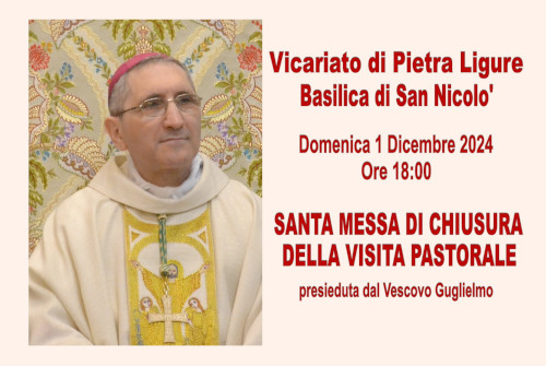 VICARIATO DI PIETRA LIGURECHIUSURA DELLA VISITA PASTORALE